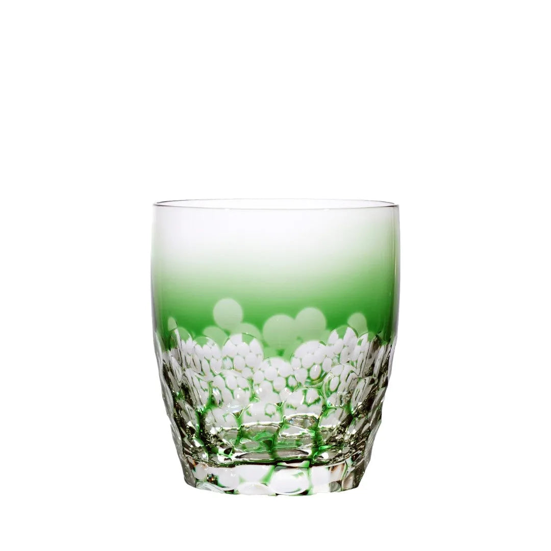 XL Kristall Whiskybecher grün von OertelCrystal