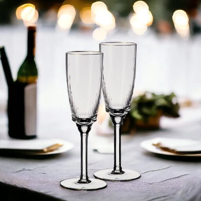 2 Sektgläser von OertelCrystal