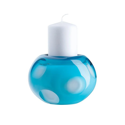 Kerzenhalter/Vase Opalglas von OertelCrystal