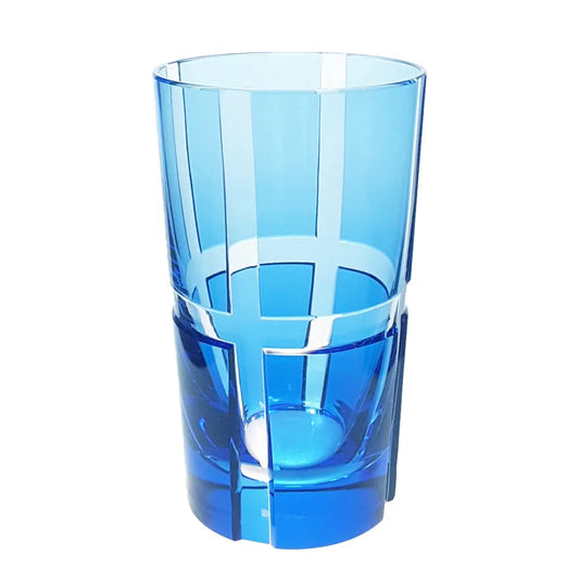 hellblaues Longdrinkglas