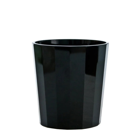Whiskybecher XXL aus geschliffenem schwarzem Glas
